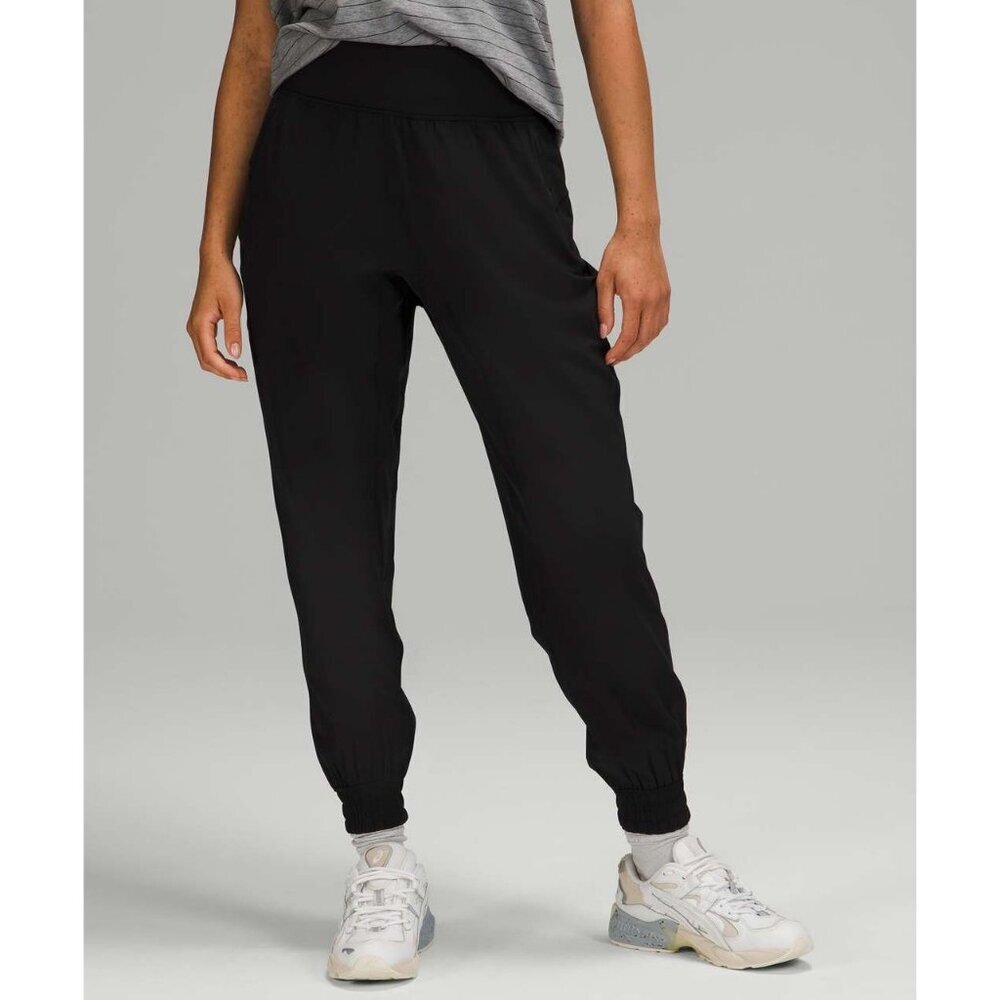 Lululemon Sun Setter High-Rise Jogger *Full-Length Elastic Waist Black Women‎ 6